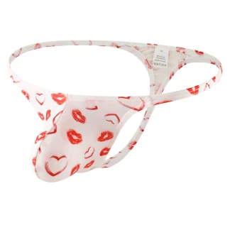 Printed Kiss Mark G-string