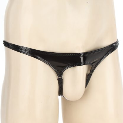 Wetlock Crotchless Black Thong - Image 7