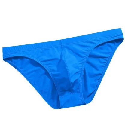 Solid Color Bulge Pouch Briefs