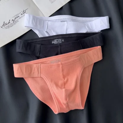 Thick Solid Color Comfy Brief - Image 3