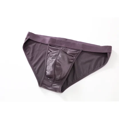 Glossy Plus Size Men's Brief