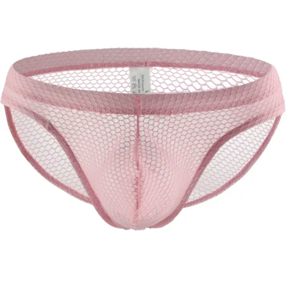 Low-rise Mesh Plain Color Brief - Image 14